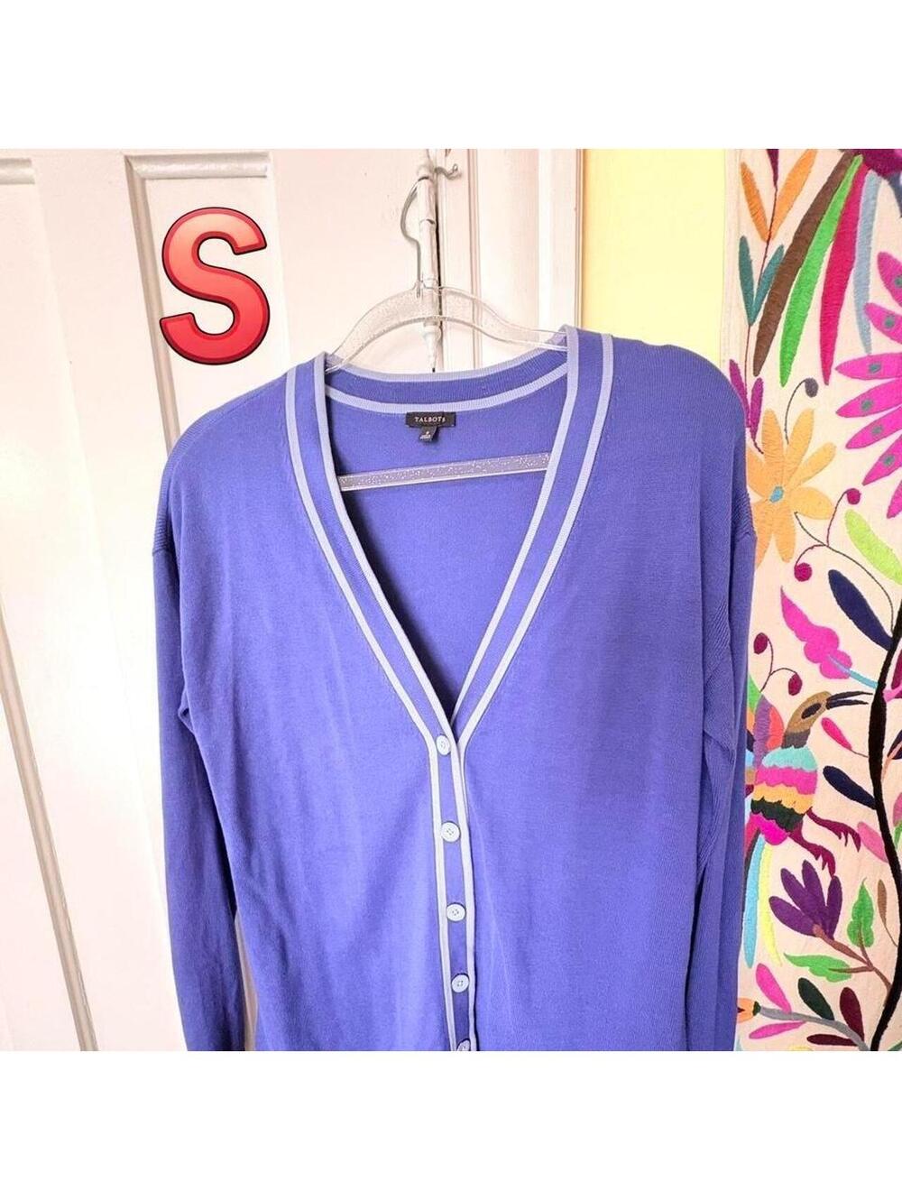 Talbots Blue Cardigan